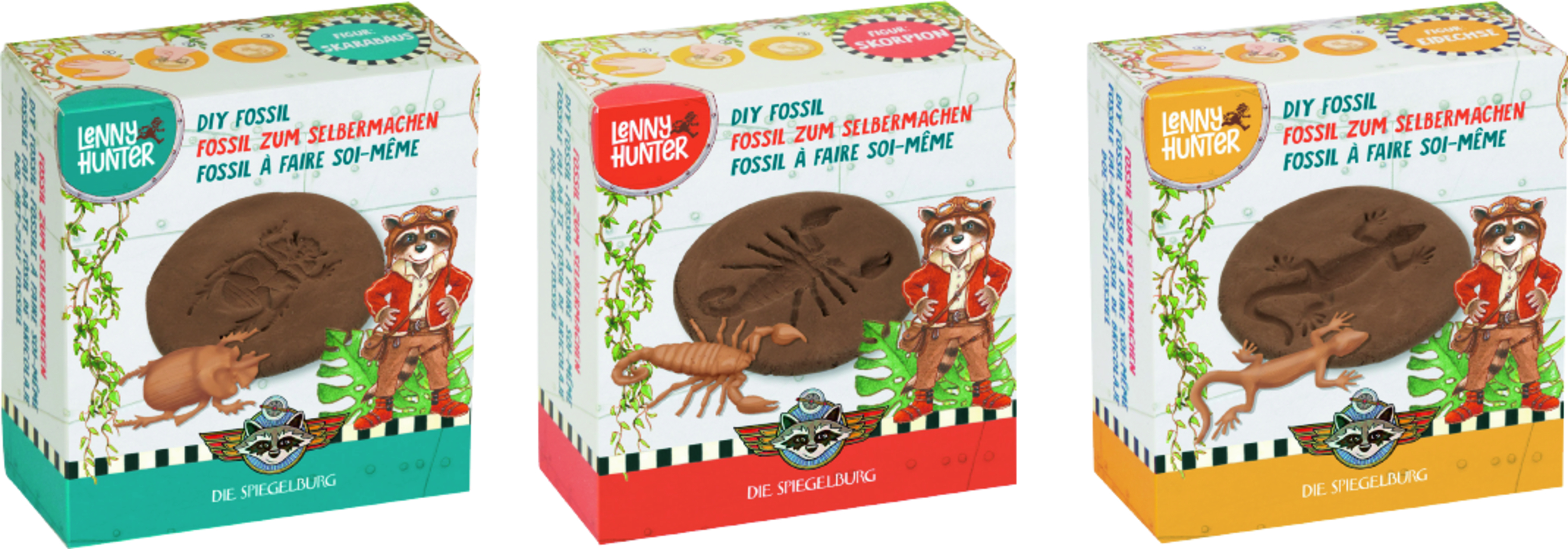 Leni Hanter - set za pravljenje fosila